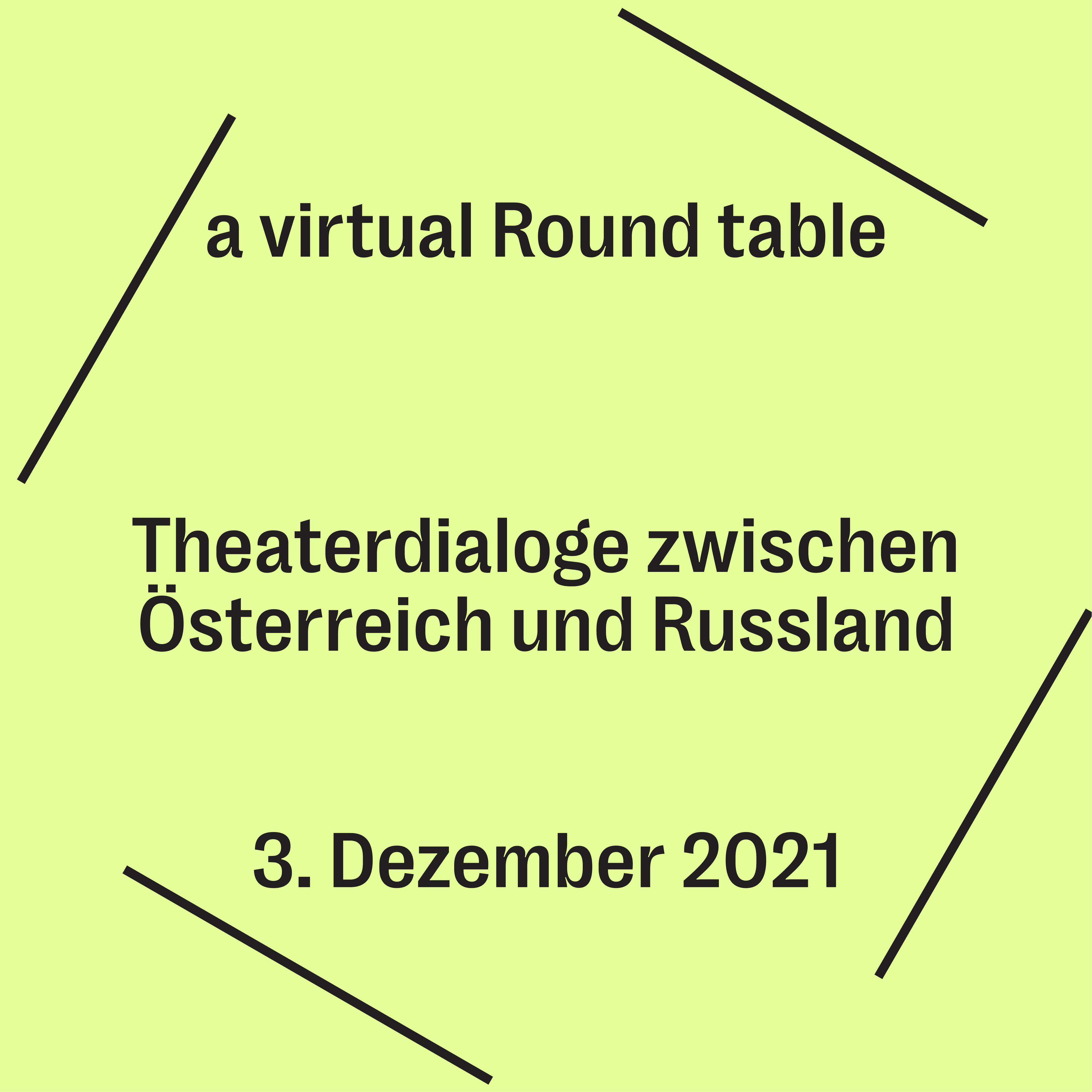 Theaterdialoge zwischen Österreich und Russland